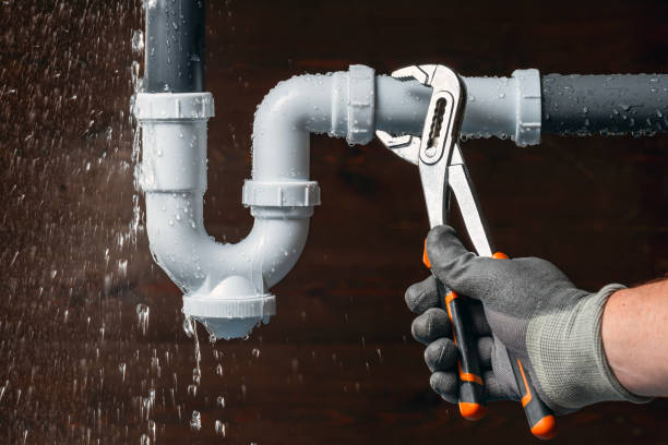 Professional Sewer Line Repair technician working in Harwood, TX